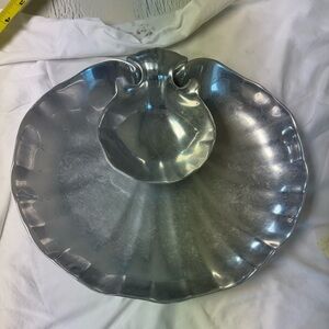 Wilton Silver Shell-Shaped Serve-ware Shell hors d’oeuvre server